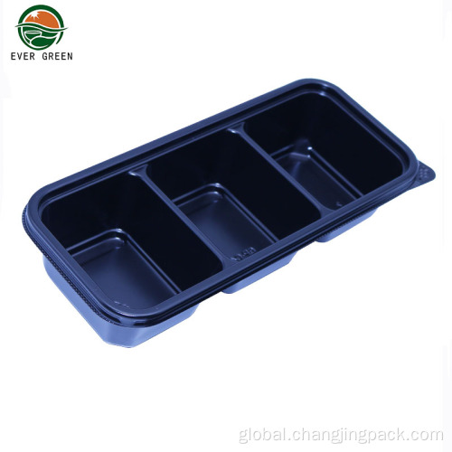 Catering Packaging Food Box Microwavable 3 Compartment Disposable Plastic Bento Box Soup Factory